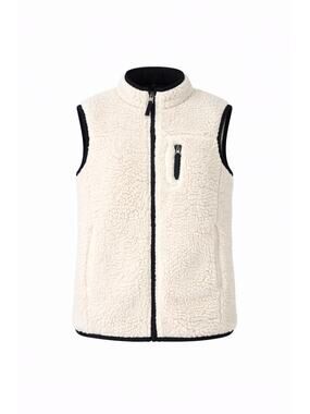 Weatherproof Vintage Sherpa Vest Womens Size S Cream Cozy Casual Staple Layers